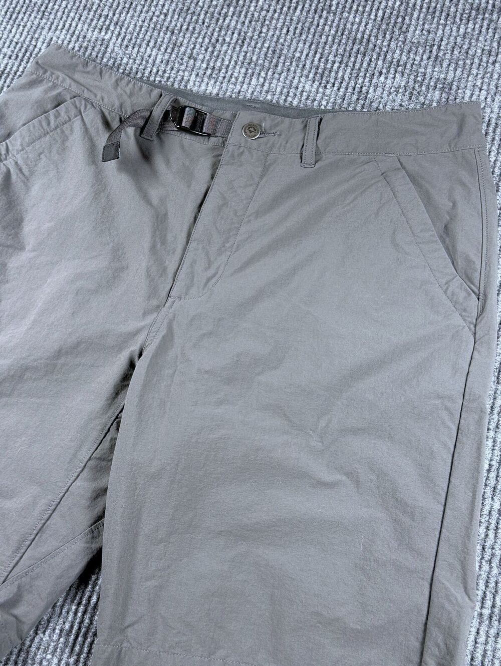 Patagonia Stoneycroft Hiking Shorts Mens 36 Forge Gray Nylon Stretch Outdoor